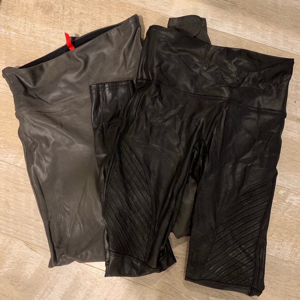SPANX Leather Legging Bundle (2 pair)